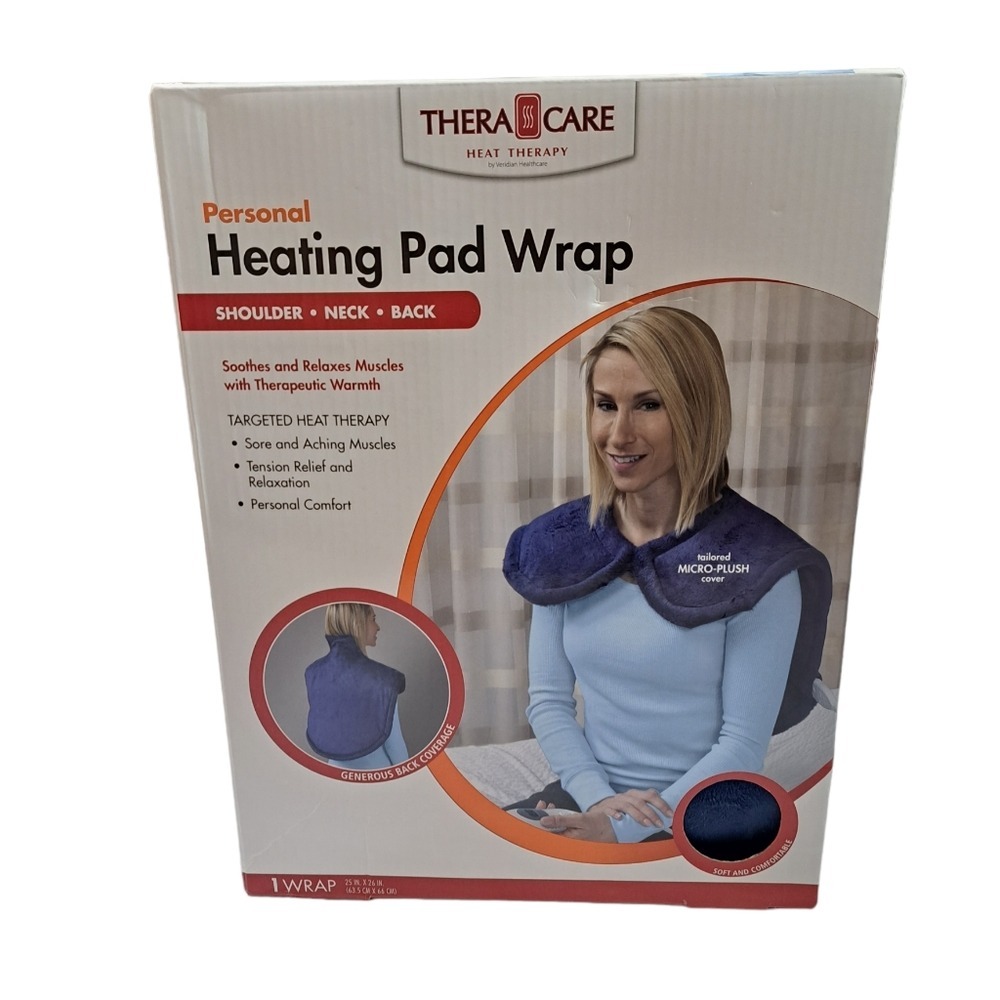 Thera Care Personal Heating Blue Pad Wrap. 25‎ In × 26 In